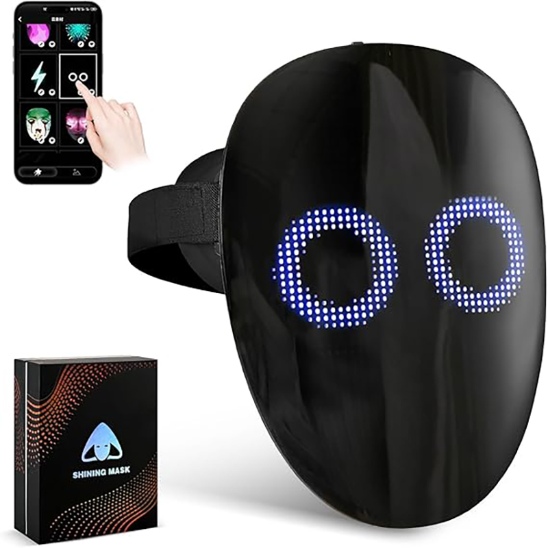 Led Purge Mask Halloween - Светодиодная маска с распознаванием голоса и