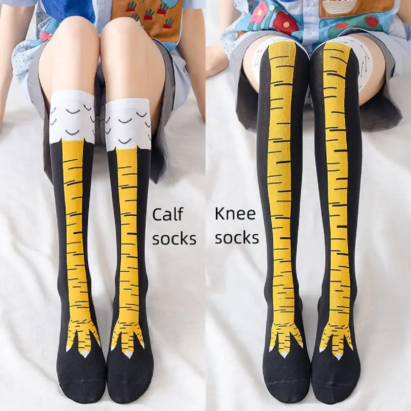 1/2/4 пары женских гольфов до  – обзор и цена Funny Chicken Leg Socks
