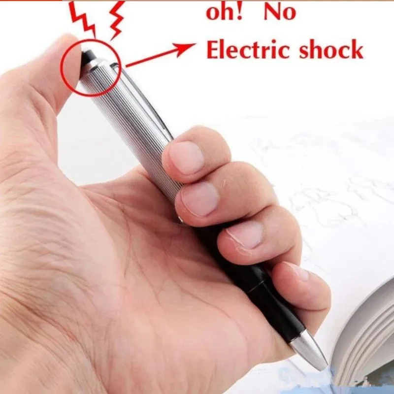 1 шт. Креативная ручка-электро – обзор и цена Shock Pen Prank Toy