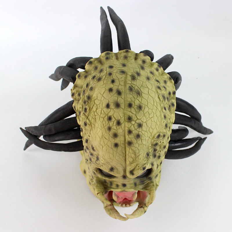 Латексная маска-шлем «Хищник»  – обзор и цена Latex Alien Mask Realistic