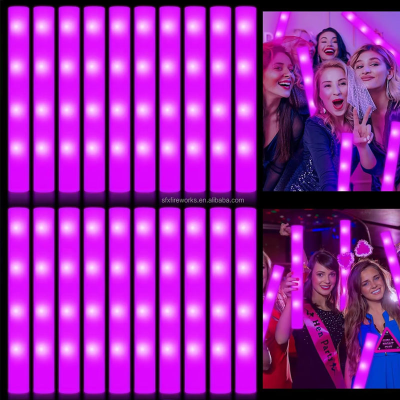 20 шт пены светящихся палочек  – обзор и цена Flashing Led Foam Sticks Party