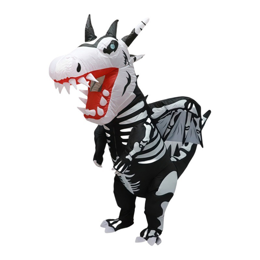 Надувной костюм черно-белого с – обзор и цена Inflatable Dinosaur Costume Adult