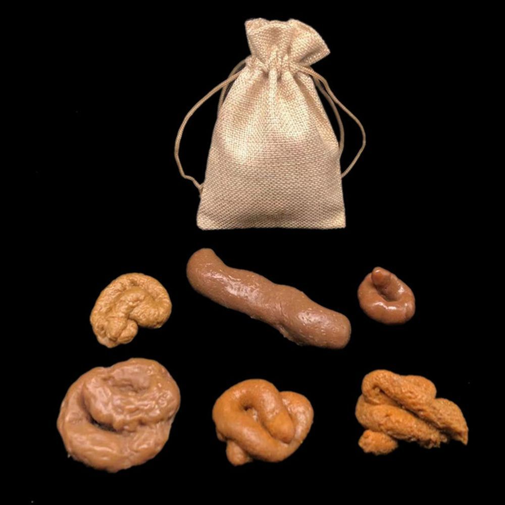6 шт., шуточный гаджет, хлюпаю – обзор и цена Fake Poop Gag Gift