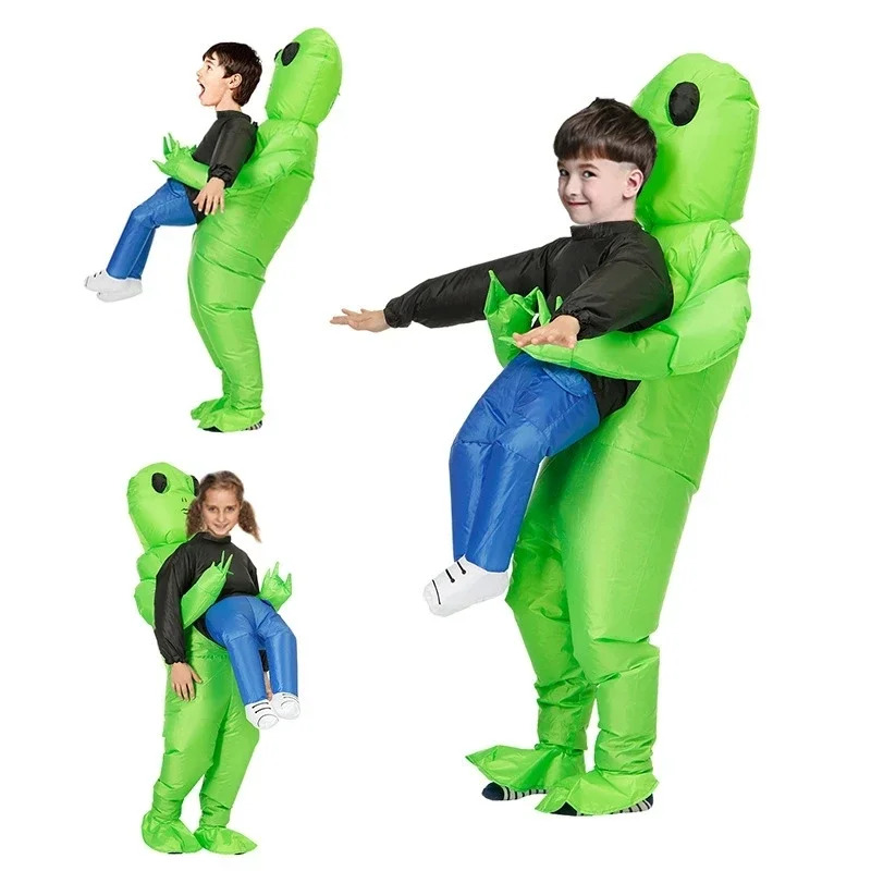 И Монстр Надувной Какри Зелены – обзор и цена Inflatable Dinosaur Costume Adult