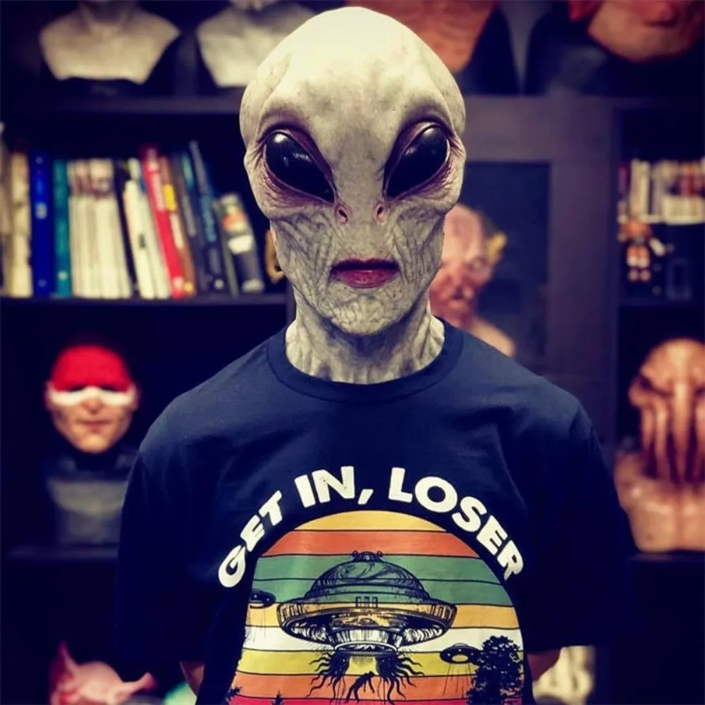 Костюм на Хэллоуин, маска иноп – обзор и цена Latex Alien Mask Realistic