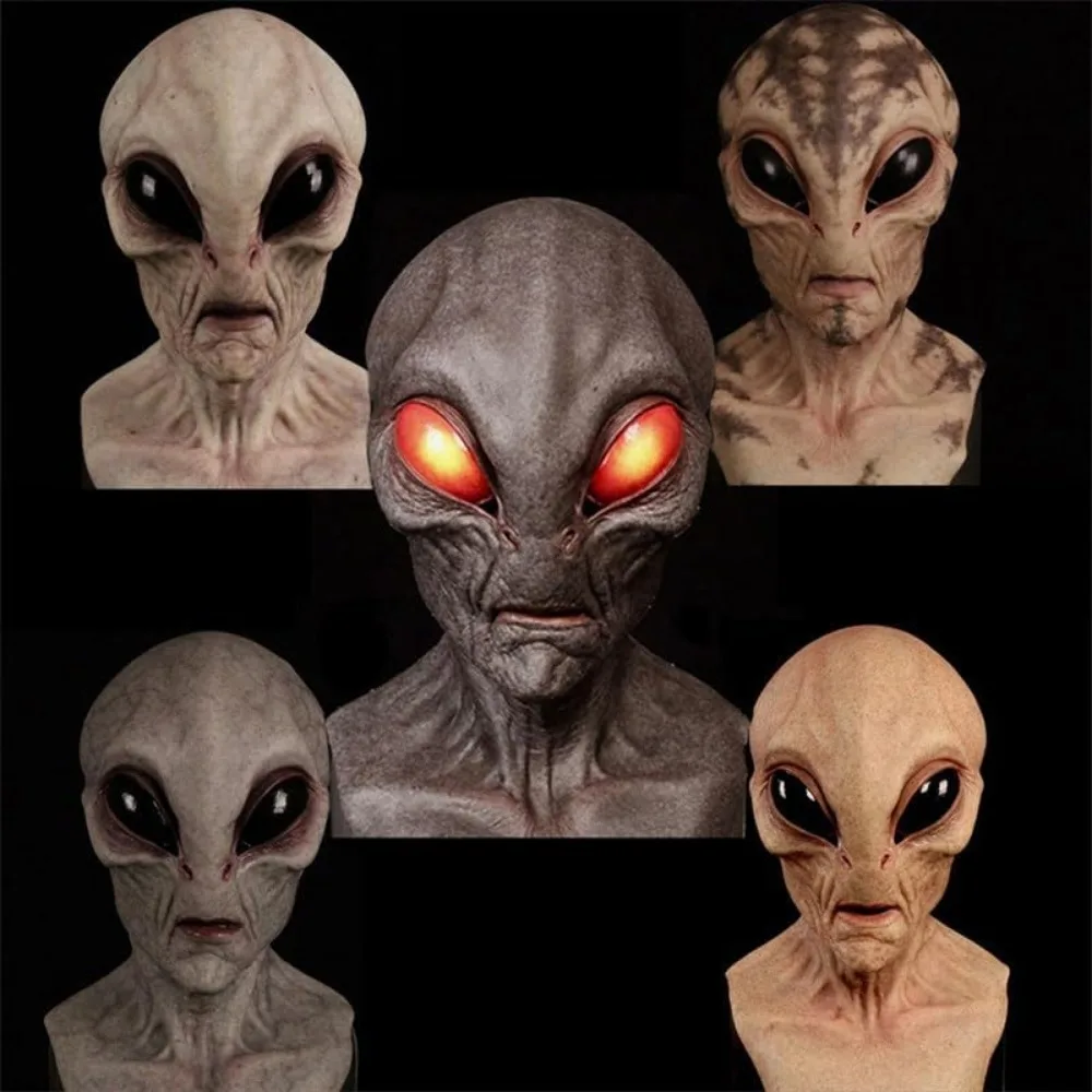 Костюм на Хэллоуин, маска иноп – обзор и цена Latex Alien Mask Realistic