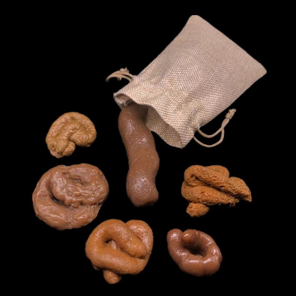 6 шт. шуточных антистресс-гадж – обзор и цена Fake Poop Gag Gift
