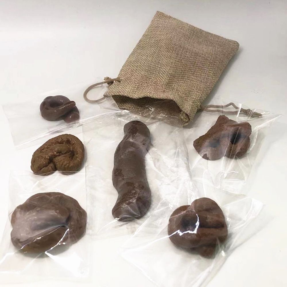 6 шт. шуточных антистресс-гадж – обзор и цена Fake Poop Gag Gift